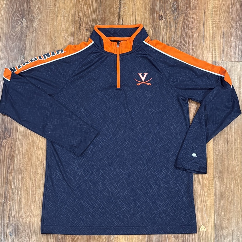 Colosseum Virginia Cavaliers (UVA) Boy’s Half-Zip Jacket (Size: L 16-18)